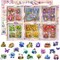 800Pcs Floral Scrapbook Stickers Kit Vintage Flower Butterfly Plant